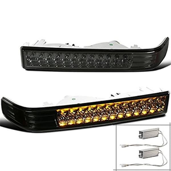 Overtime 1998-2004 Chevy S10 LED Bumper Lights - Smoke OV1187832 - main